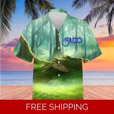 Hawaiian Shirt Unisex Le Studio Forest